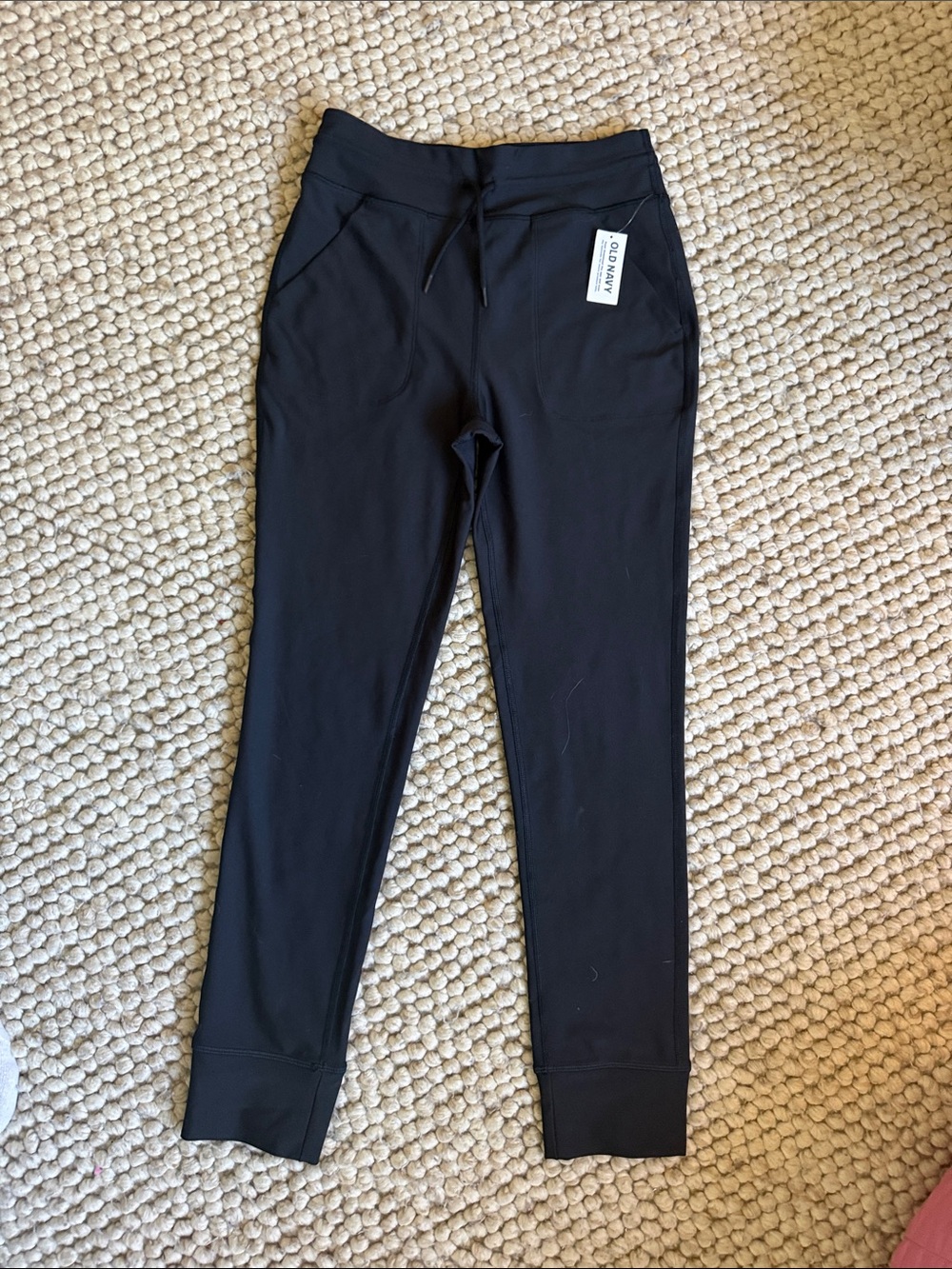 Old Navy Black Jogger Pants with Drawstring